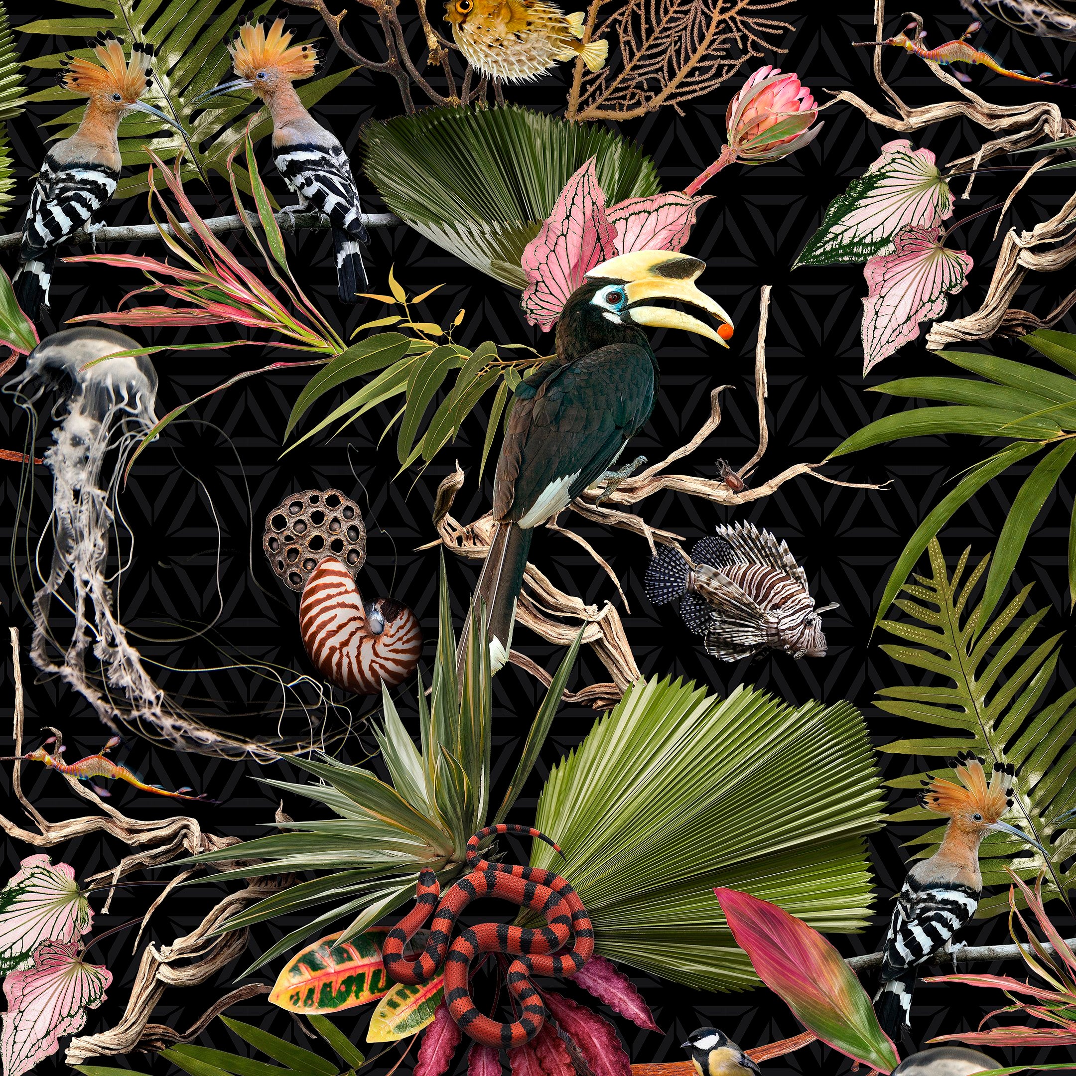 Animal-Inspired Peel and Stick & Traditional Wallpaper