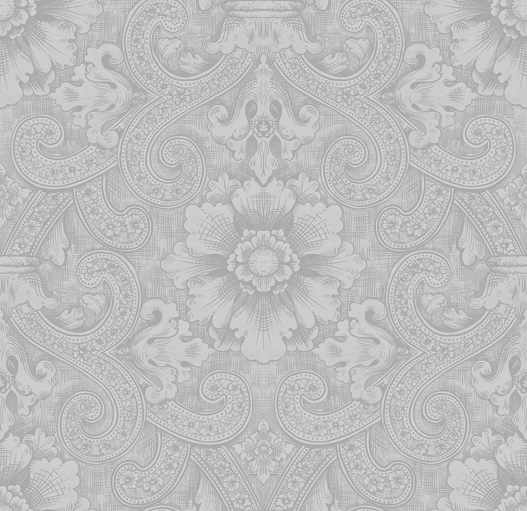 Astra - French Gray <br> Wallpaper