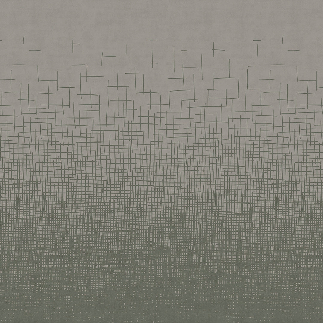 Hatched Ombré - Overcast <br> Wallpaper