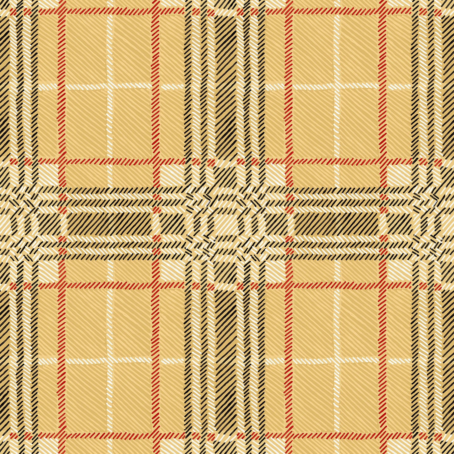Painted Plaid - Burberry Traditional Wallpaper