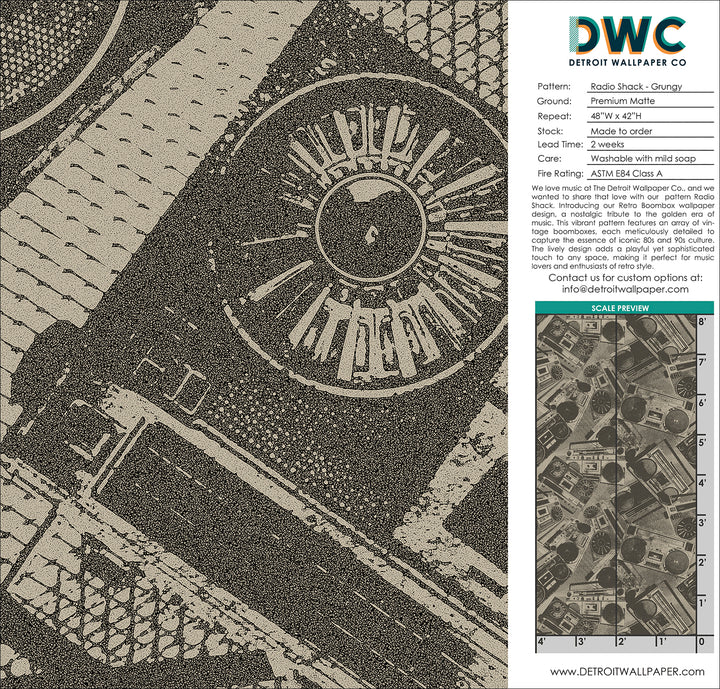 Radio Shack - Grungy <br> Wallpaper