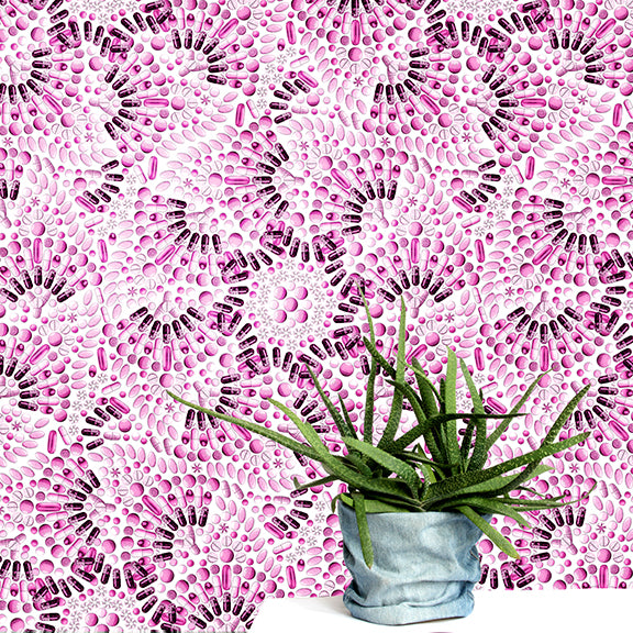 The Valley - Hot Pink <br> Wallpaper