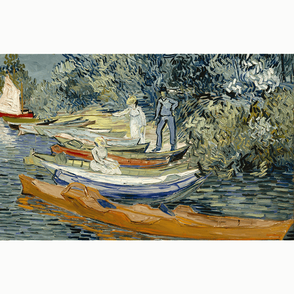 Bank of the Oise at Auvers, 1890 <br> Detroit Institute of Arts - The Detroit Wallpaper Co.