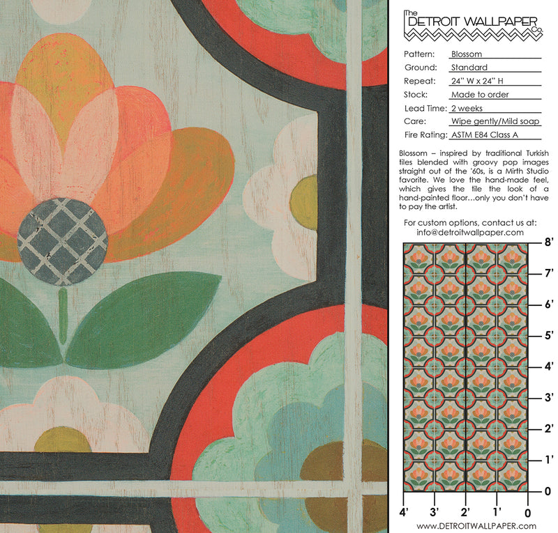 Blossom <br> Mirth Studios - The Detroit Wallpaper Co.