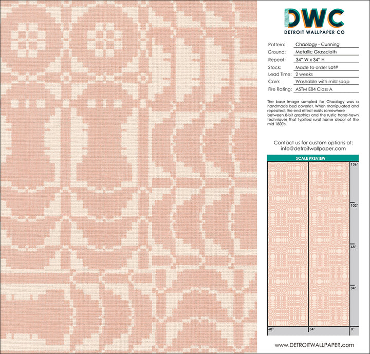 Chaology - Cunning Grasscloth Wallpaper