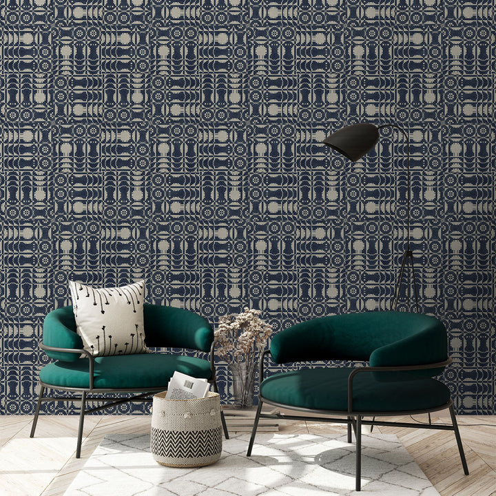 Chaology - Disrupt Grasscloth Wallpaper