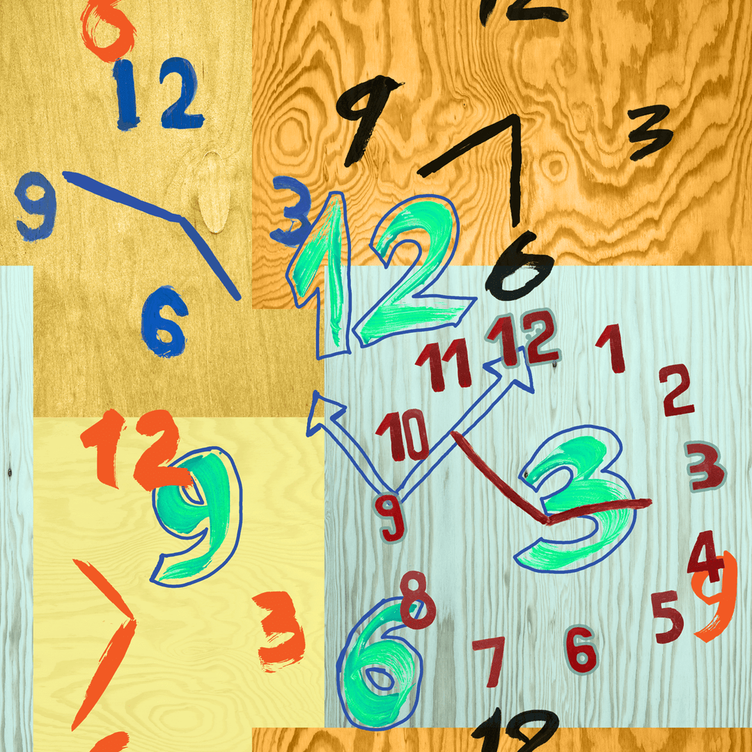 Clocks - Eternity <br> Heidelberg Project - The Detroit Wallpaper Co.