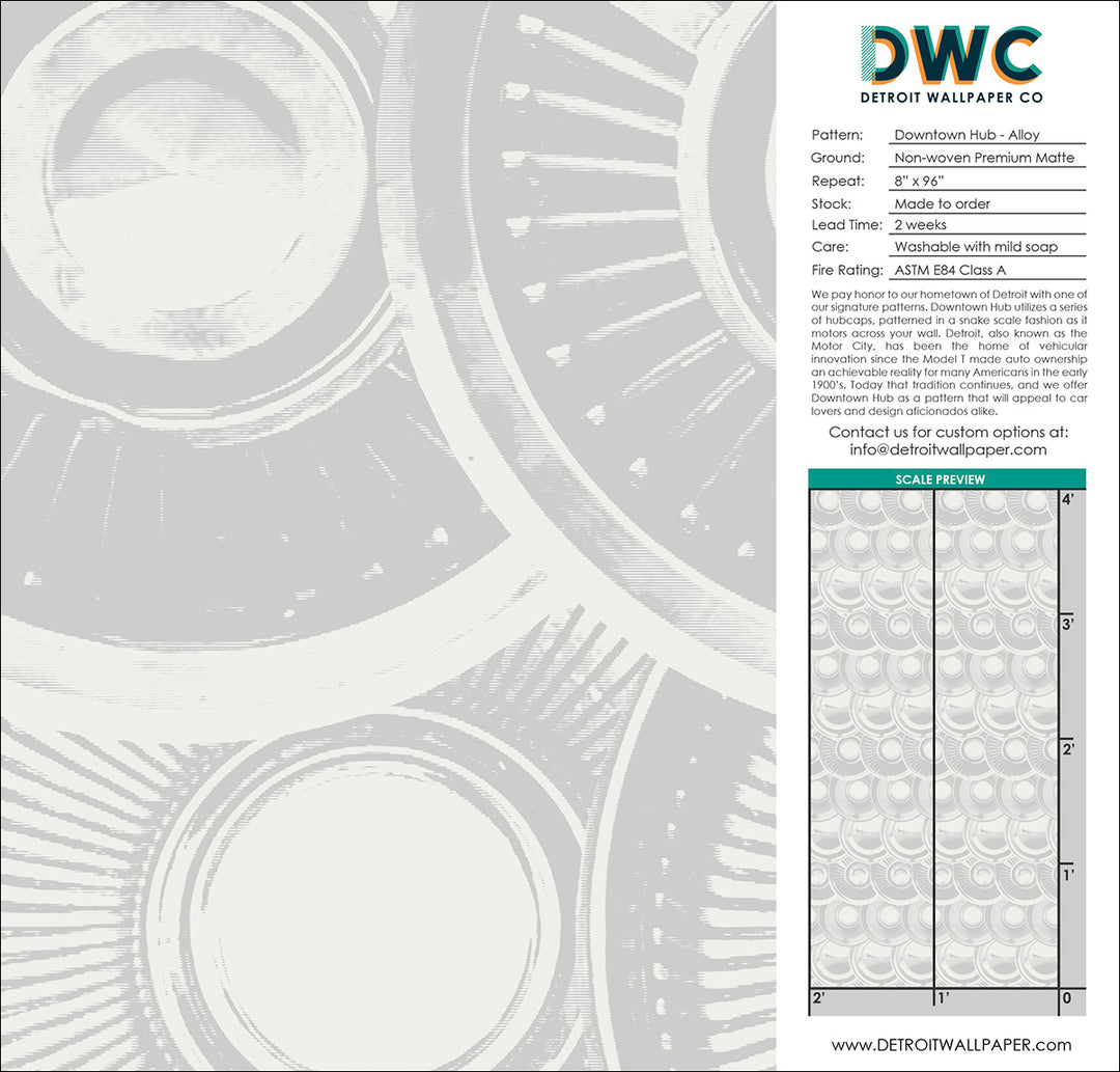 Downtown Hub - Alloy <br> Wallpaper