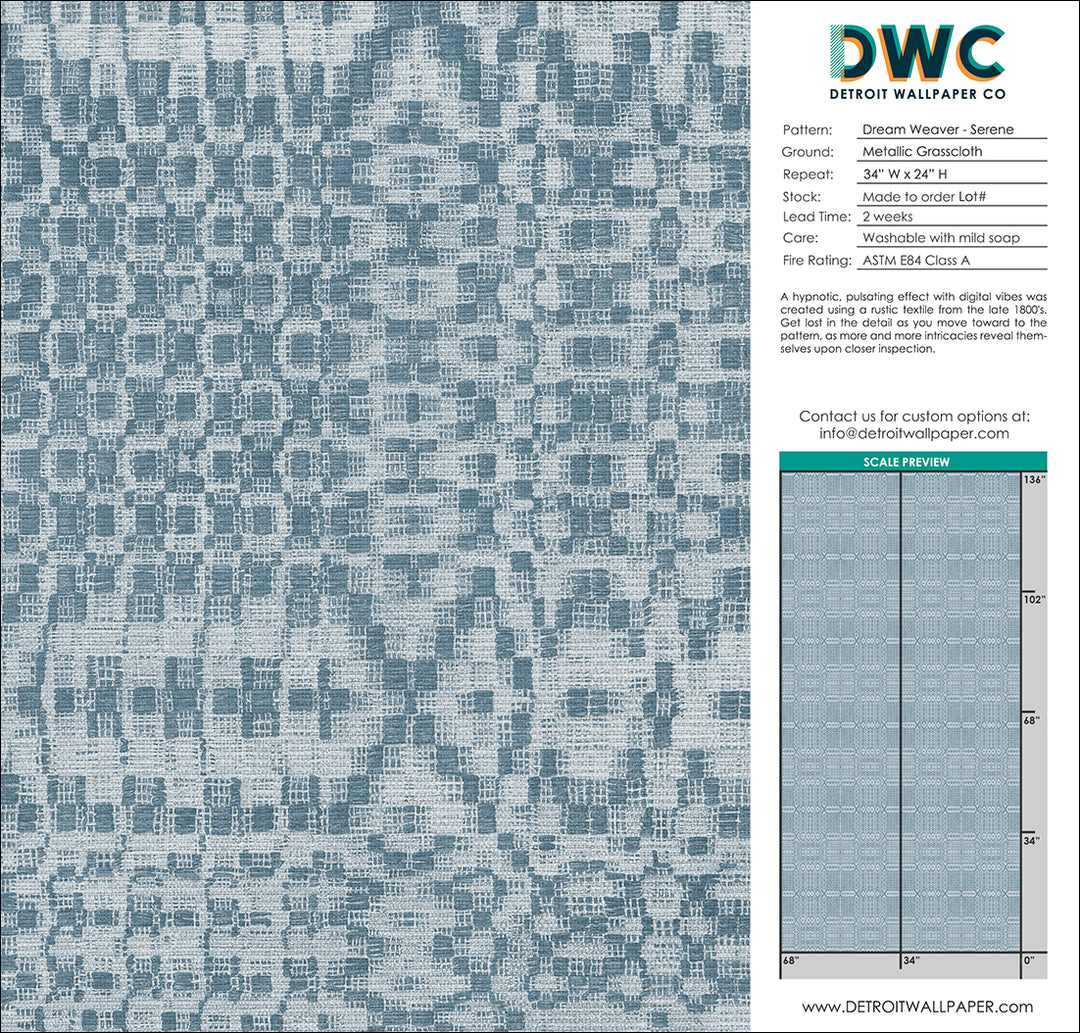 Dream Weaver - Serene Grasscloth Wallpaper