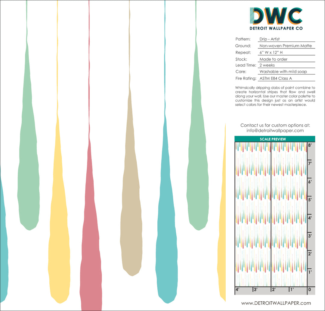 Drip - Artist - The Detroit Wallpaper Co.