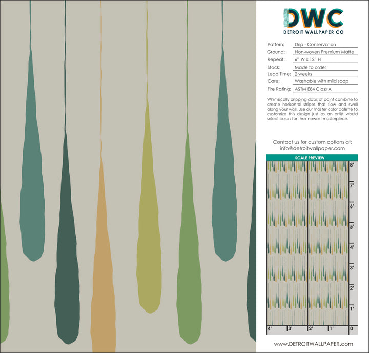Drip - Conservation <br> Wallpaper