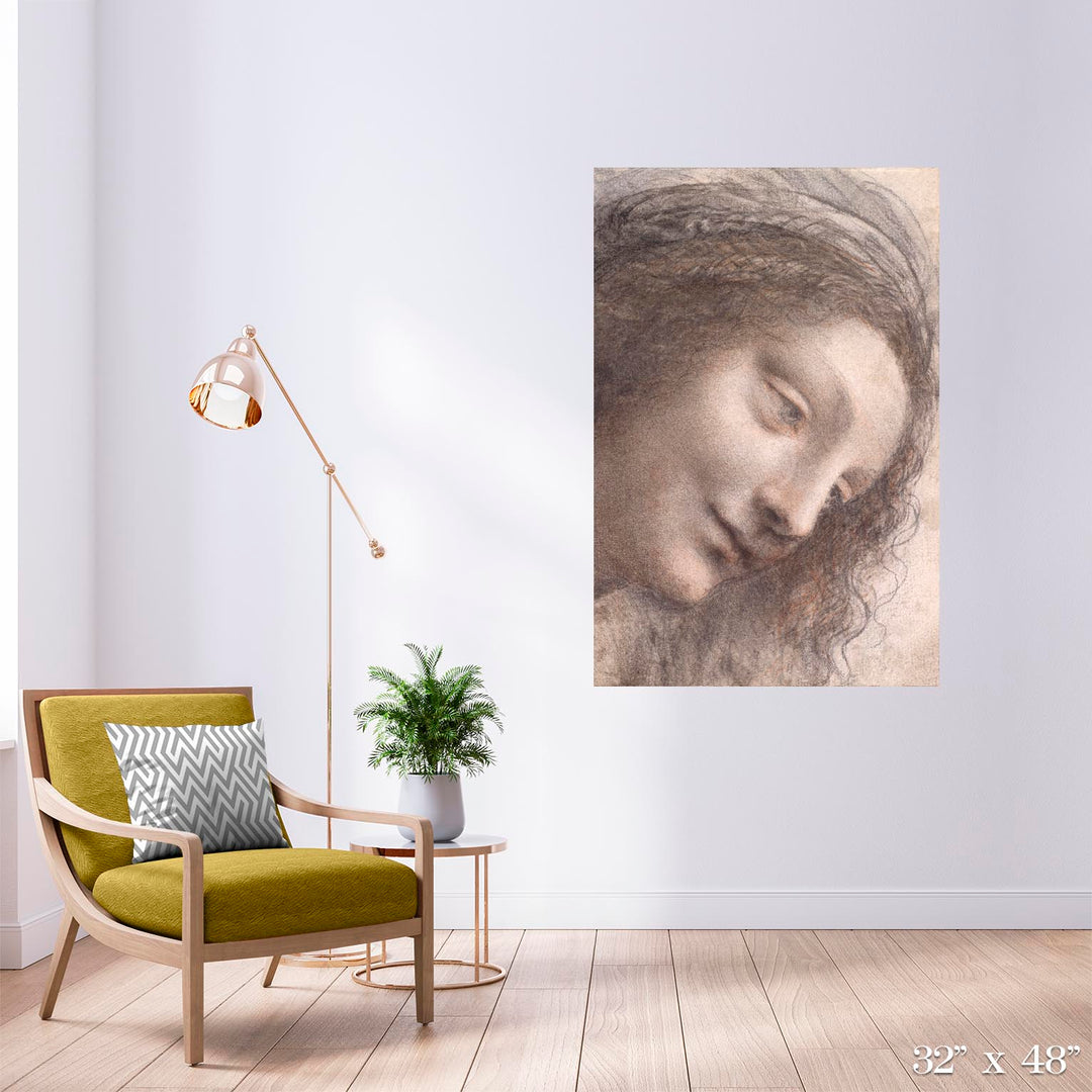 Head of the Virgin Colossal Art Print