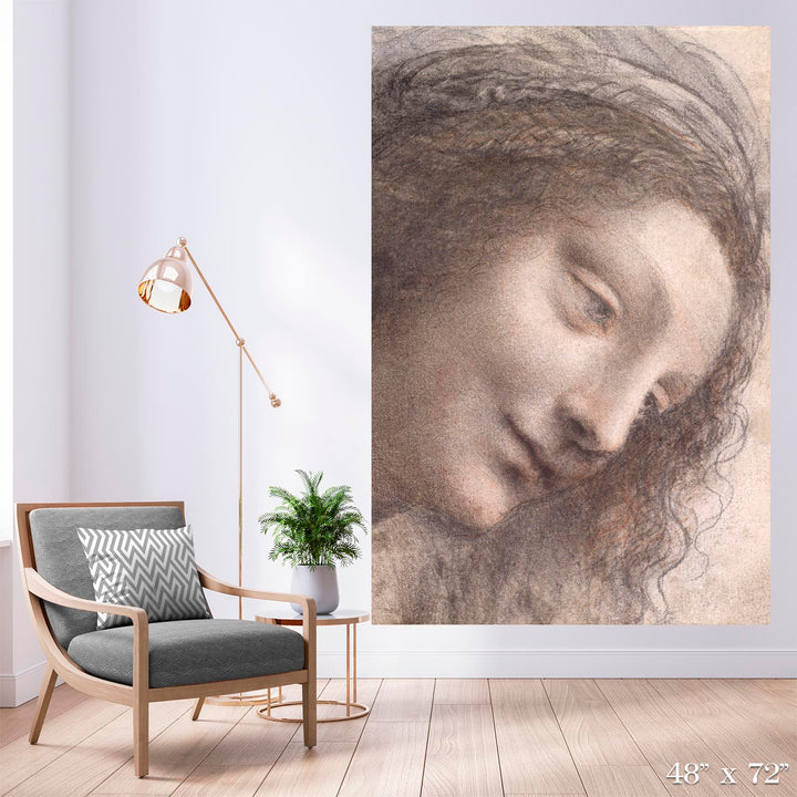 Head of the Virgin Colossal Art Print
