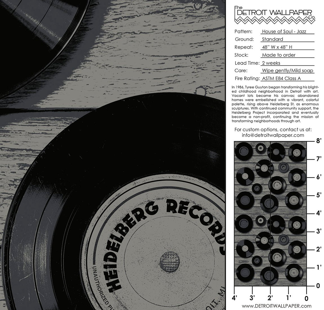 House of Soul - Jazz <br> Heidelberg Project - Trendy Custom Wallpaper | Contemporary Wallpaper Designs | The Detroit Wallpaper Co.