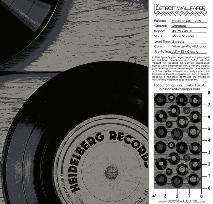 House of Soul - Jazz <br> Heidelberg Project - Trendy Custom Wallpaper | Contemporary Wallpaper Designs | The Detroit Wallpaper Co.