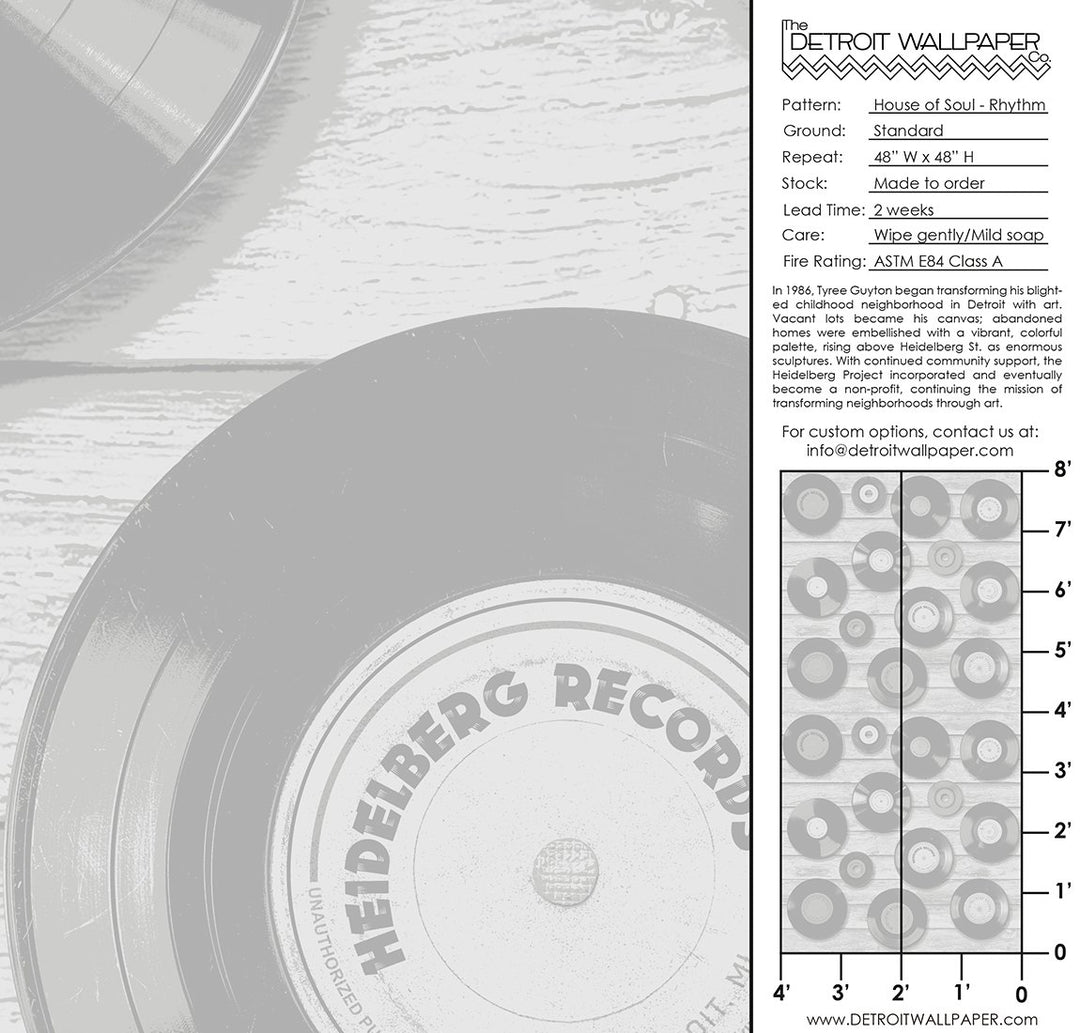 House of Soul - Rhythm <br> Heidelberg Project - The Detroit Wallpaper Co.