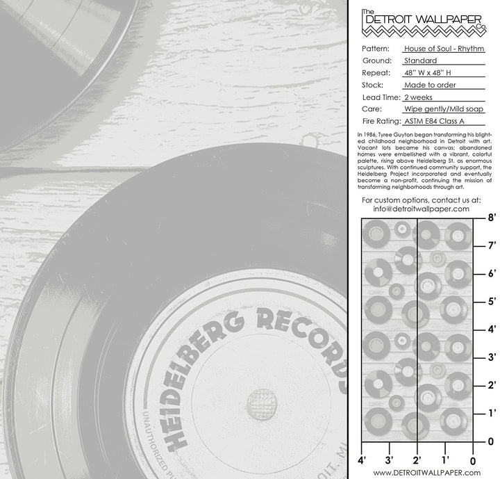 House of Soul - Rhythm <br> Heidelberg Project - The Detroit Wallpaper Co.