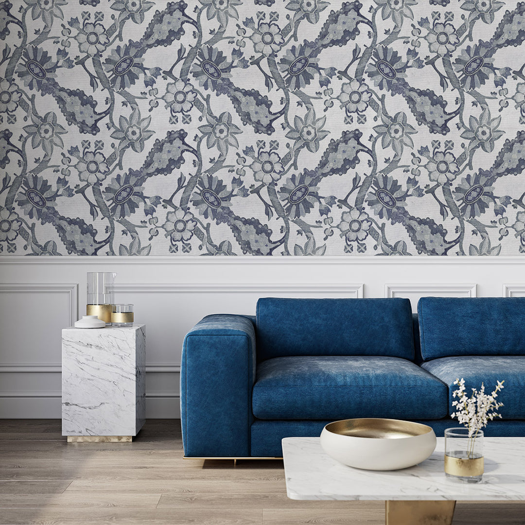 Imperial Villa - Dye Grasscloth Wallpaper