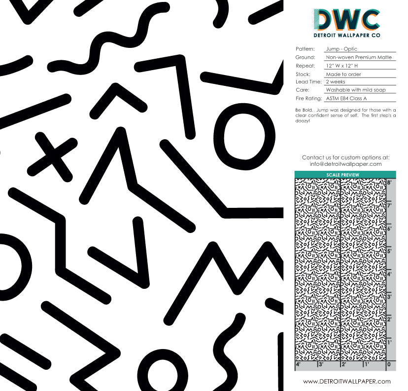 Jump - Optic <br> Wallpaper