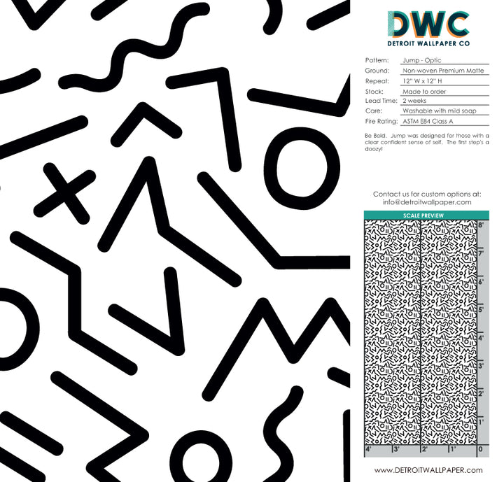 Jump - Optic <br> Wallpaper