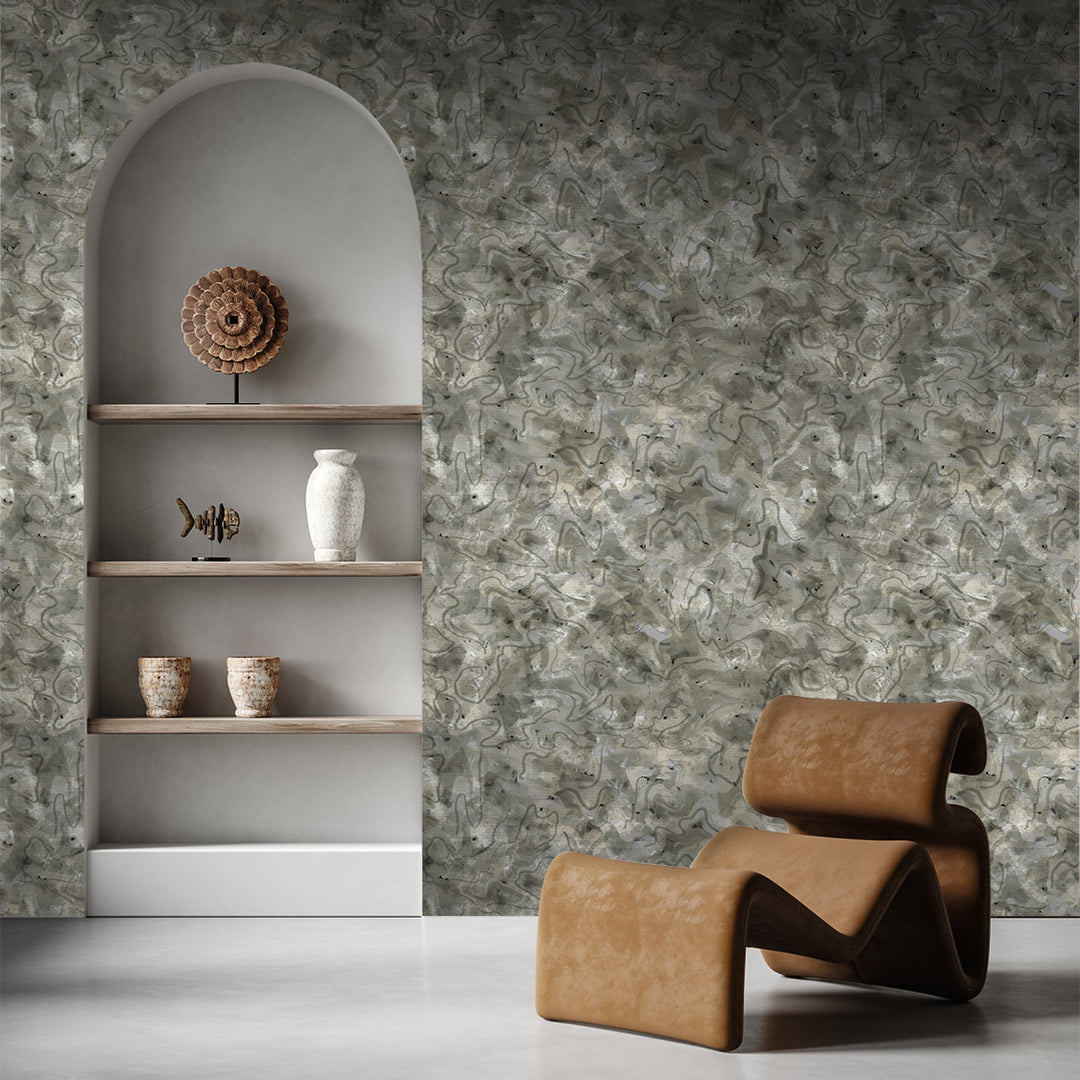 Reflection - White Noise <br> Grasscloth