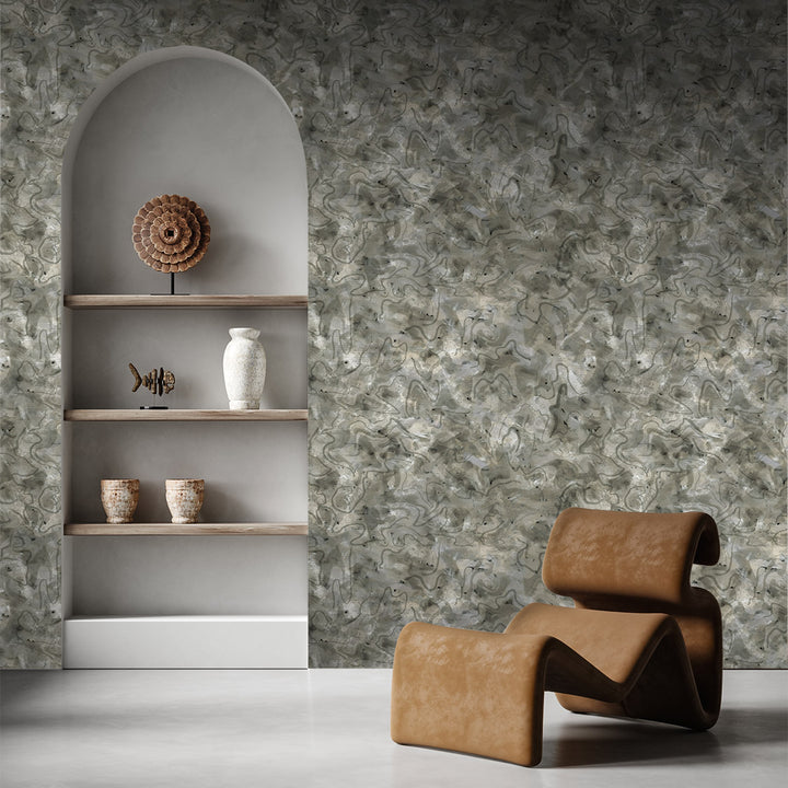 Reflection - White Noise <br> Grasscloth