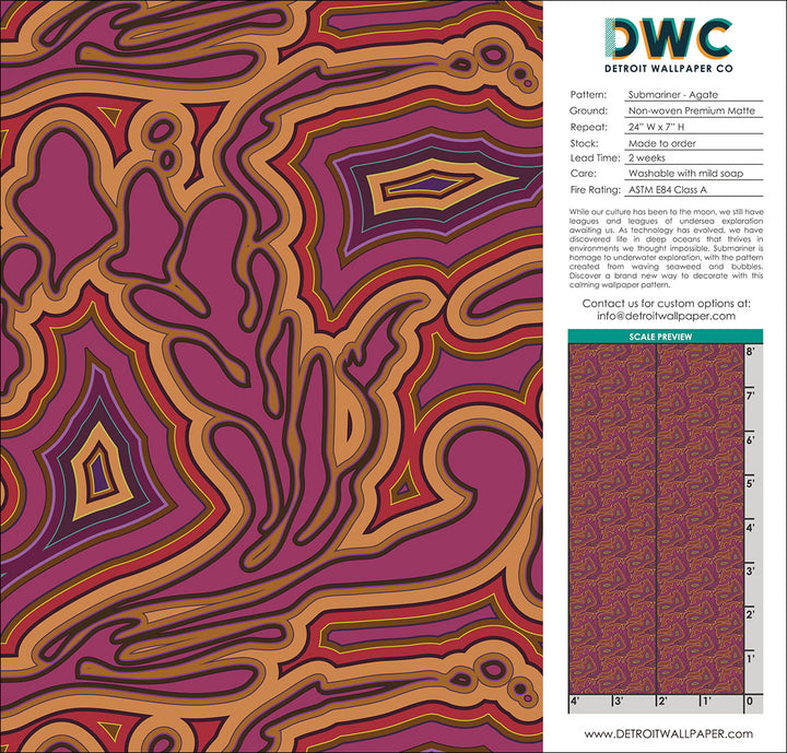 Submariner - Agate <br> Wallpaper