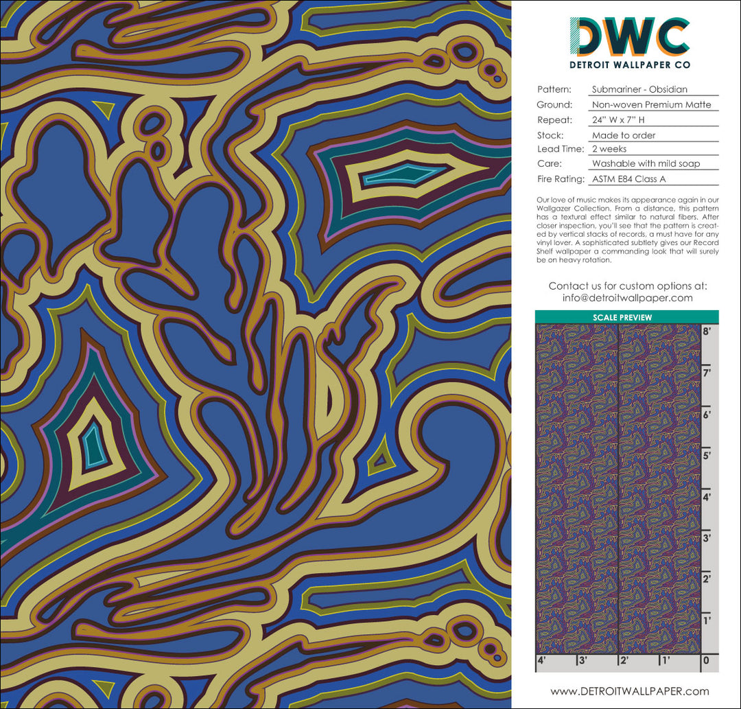 Submariner - Obsidian <br> Wallpaper