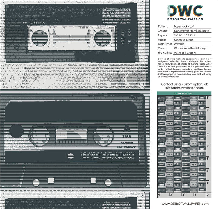 Tapestack - LoFi - The Detroit Wallpaper Co.