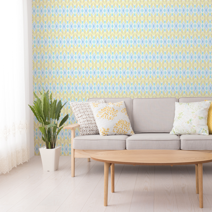 Trellis - Fresh - The Detroit Wallpaper Co.