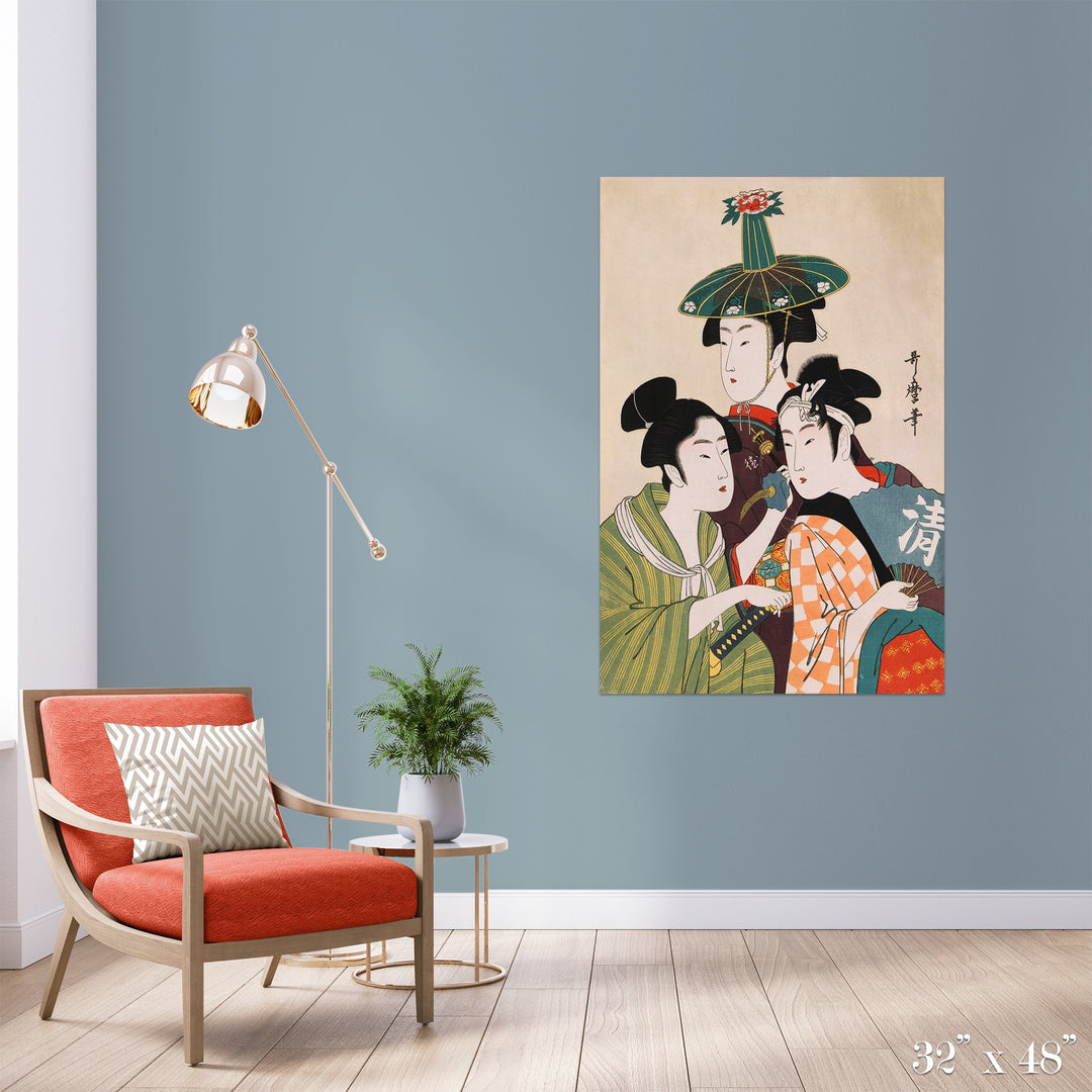 Trio Colossal Art Print - Trendy Custom Wallpaper | Contemporary Wallpaper Designs | The Detroit Wallpaper Co.