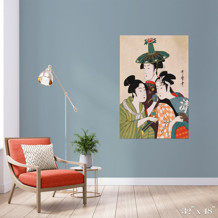 Trio Colossal Art Print - Trendy Custom Wallpaper | Contemporary Wallpaper Designs | The Detroit Wallpaper Co.