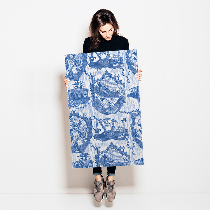 Urban Toile - Delft <br> Wallpaper