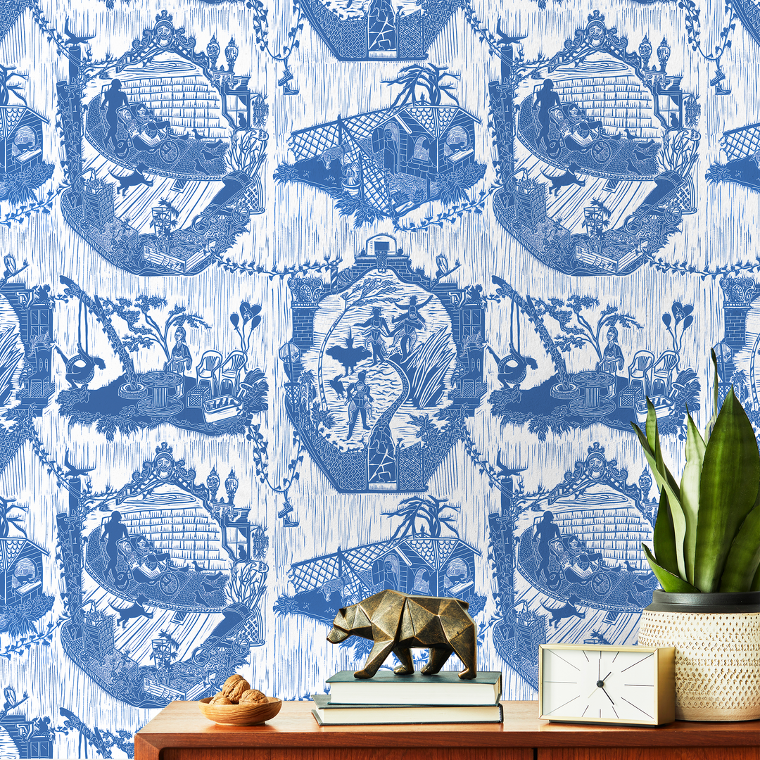 Urban Toile - Delft <br> Wallpaper