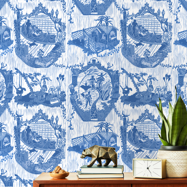 Urban Toile - Delft <br> Wallpaper
