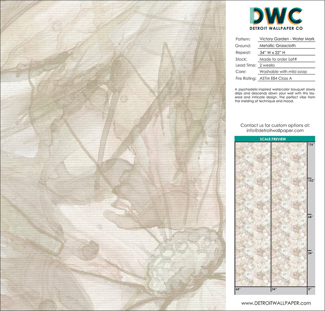Victory Garden - Watermark <br> Grasscloth