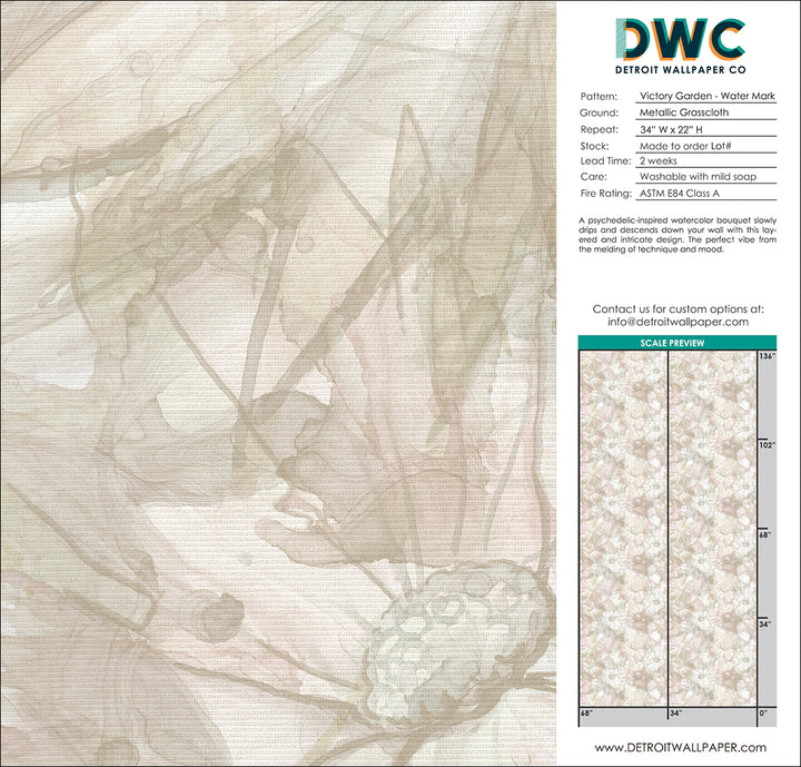 Victory Garden - Watermark <br> Grasscloth