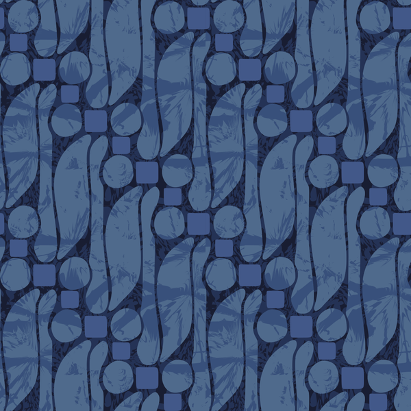 Batik - Deep - Trendy Custom Wallpaper | Contemporary Wallpaper Designs | The Detroit Wallpaper Co.