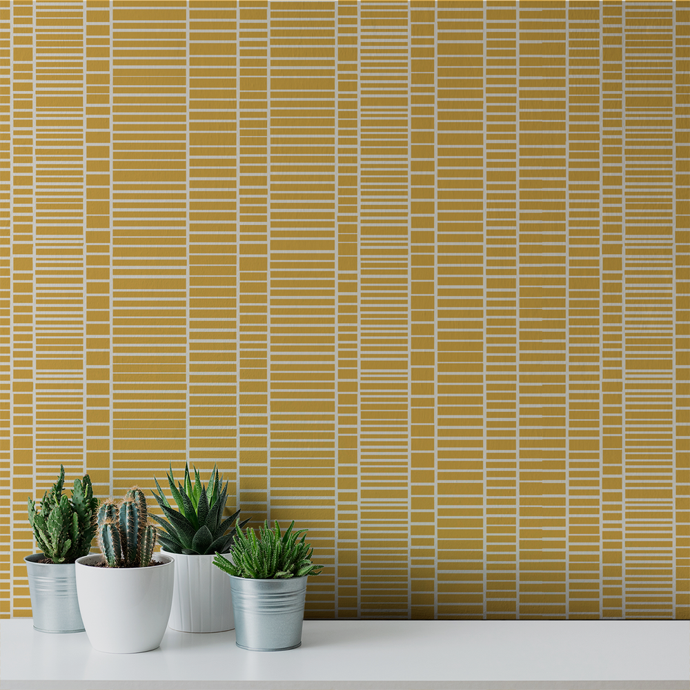 Blockhead - Oz - Trendy Custom Wallpaper | Contemporary Wallpaper Designs | The Detroit Wallpaper Co.