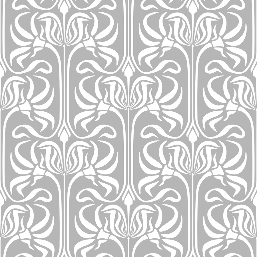 Bloom - Airstream - Trendy Custom Wallpaper | Contemporary Wallpaper Designs | The Detroit Wallpaper Co.