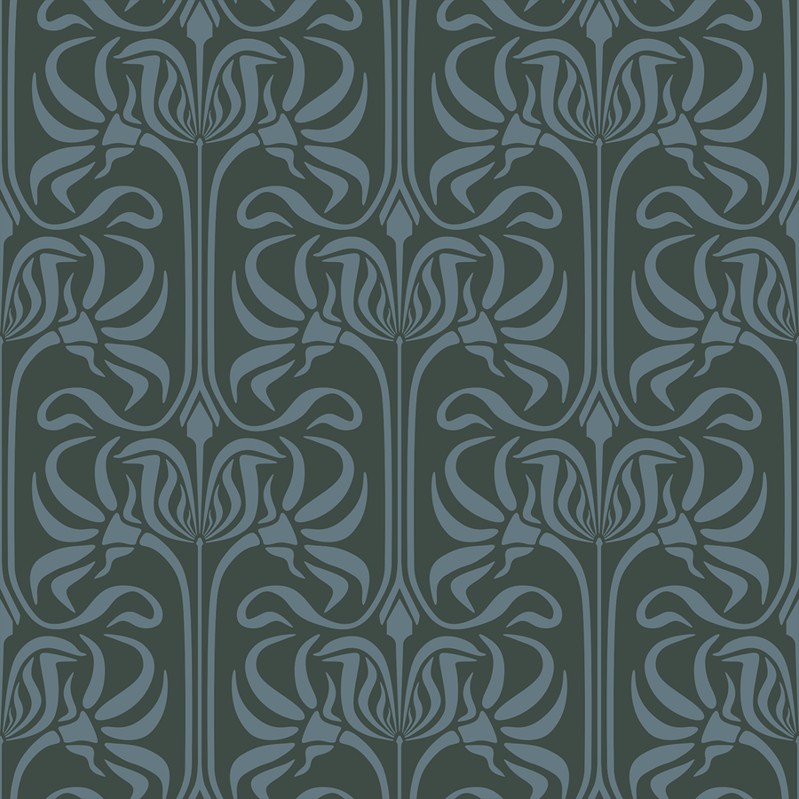 Bloom - Edison - Trendy Custom Wallpaper | Contemporary Wallpaper Designs | The Detroit Wallpaper Co.