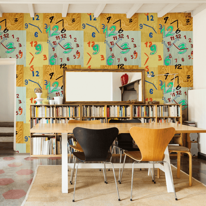 Clocks - Eternity <br> Heidelberg Project - The Detroit Wallpaper Co.