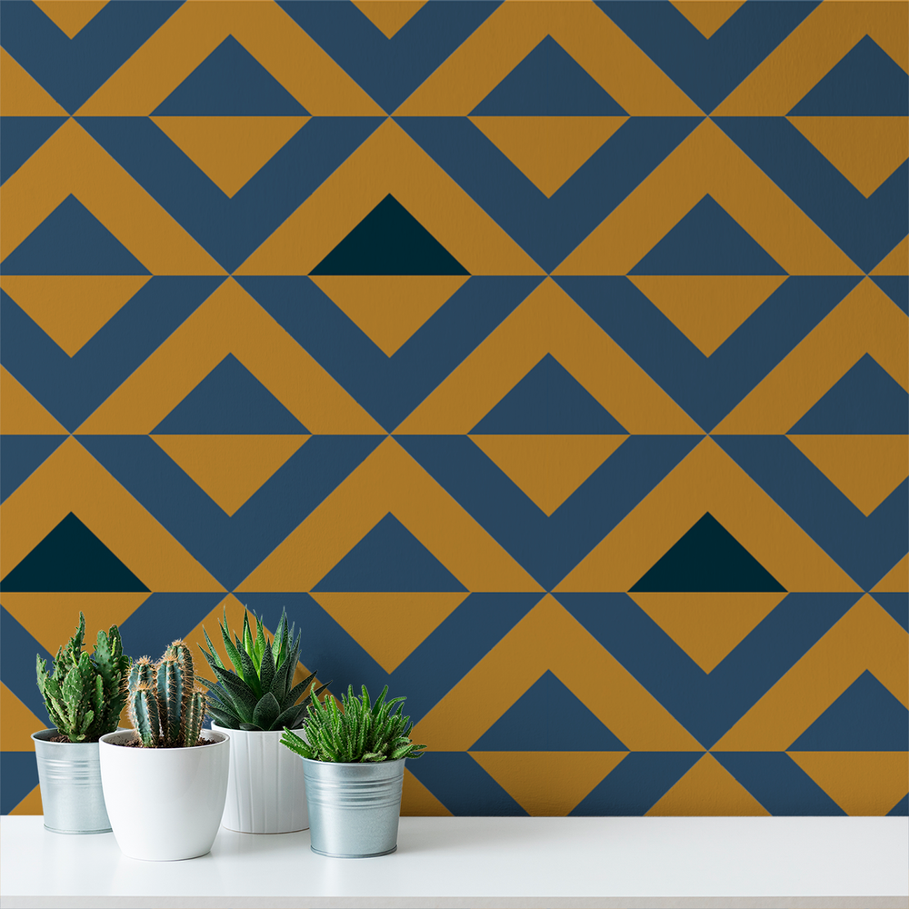 Diamond - Flapper - Trendy Custom Wallpaper | Contemporary Wallpaper Designs | The Detroit Wallpaper Co.