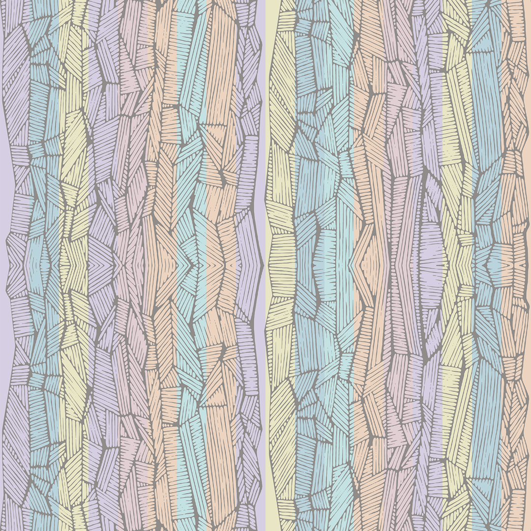 Dig Dug - Eucalyptus - Trendy Custom Wallpaper | Contemporary Wallpaper Designs | The Detroit Wallpaper Co.