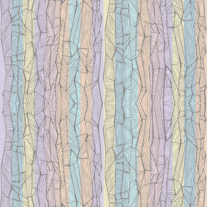 Dig Dug - Eucalyptus - Trendy Custom Wallpaper | Contemporary Wallpaper Designs | The Detroit Wallpaper Co.