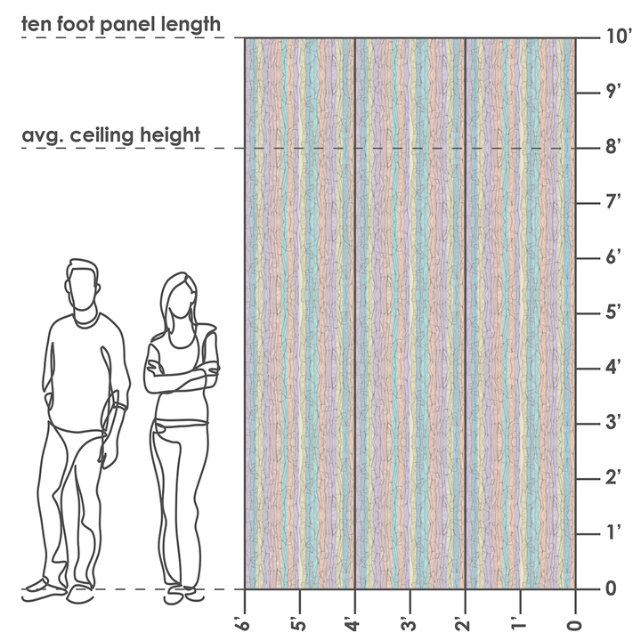 Dig Dug - Eucalyptus - Trendy Custom Wallpaper | Contemporary Wallpaper Designs | The Detroit Wallpaper Co.