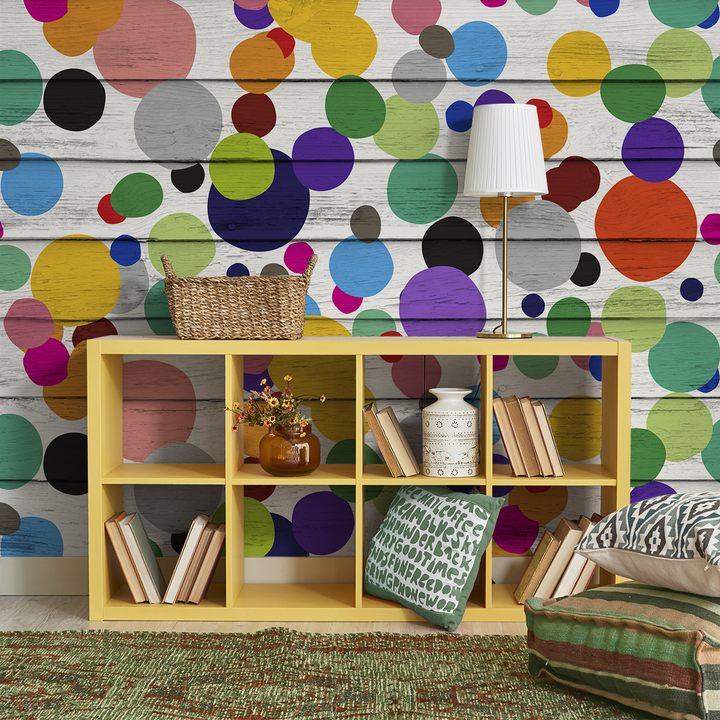 Dotty Wotty - Gumball <br> Heidelberg Project - Trendy Custom Wallpaper | Contemporary Wallpaper Designs | The Detroit Wallpaper Co.