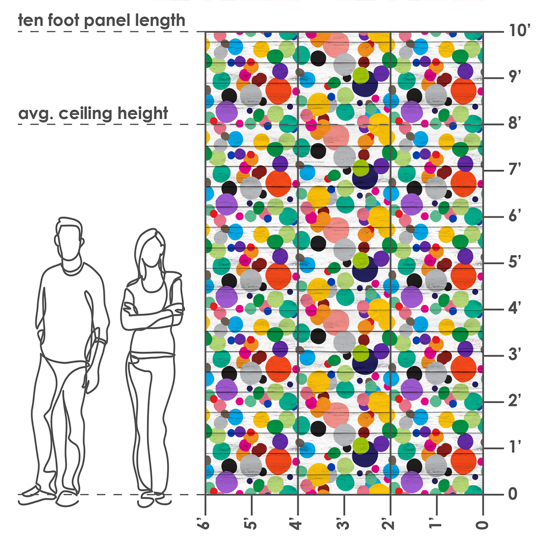 Dotty Wotty - Gumball <br> Heidelberg Project - Trendy Custom Wallpaper | Contemporary Wallpaper Designs | The Detroit Wallpaper Co.