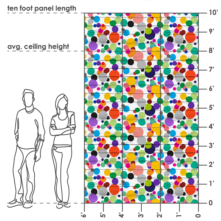 Dotty Wotty - Gumball <br> Heidelberg Project - Trendy Custom Wallpaper | Contemporary Wallpaper Designs | The Detroit Wallpaper Co.