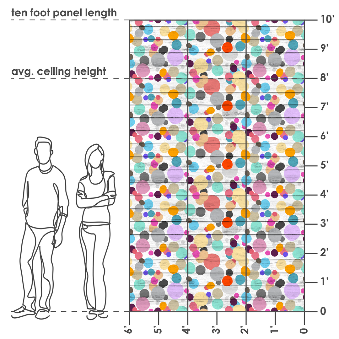 Dotty Wotty - Jellybean <br> Heidelberg Project - Trendy Custom Wallpaper | Contemporary Wallpaper Designs | The Detroit Wallpaper Co.